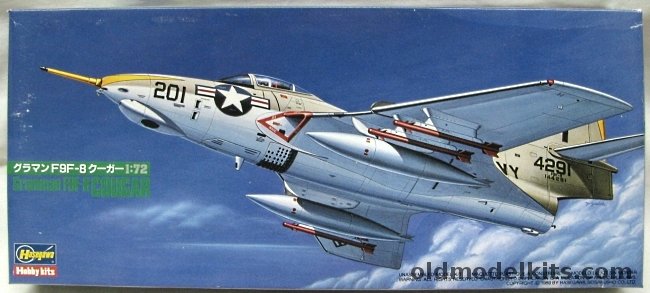 Hasegawa 1/72 Grumman F9F-8  Cougar - US Navy VF-61 / VF-43 - (F9F8), 619 plastic model kit